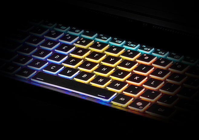 Per-Key Full-Color LED BackLit Keyboard